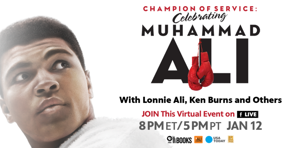 PBS Books, USA TODAY & The Muhammad Ali Center present CHAMPION OF SERVICE: CELEBRATING MUHAMMAD ALI