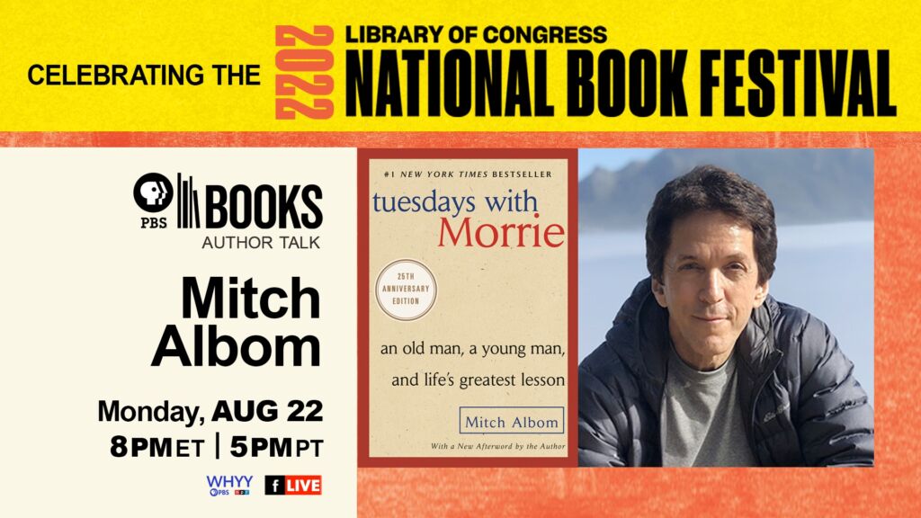 #LOCBookfest22 Author Talk | ‘Tuesdays with Morrie’ 25th Anniversary with Mitch Albon