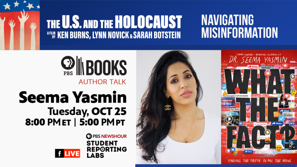 Author Talk | Dr. Seema Yasmin – The US and the Holocaust: Navigating Misinformation