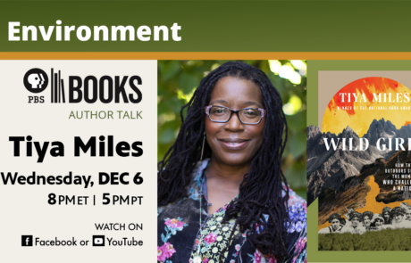 Tiya Miles Headshot, "Wild Girls" bookcover, and event information