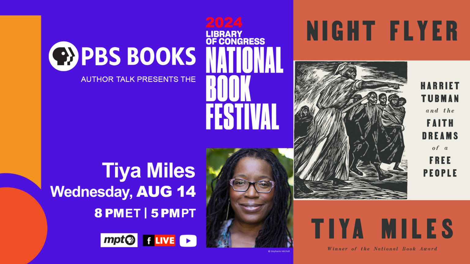 "Night Flyer" by Tiya Miles LOC National Book Festival 2024