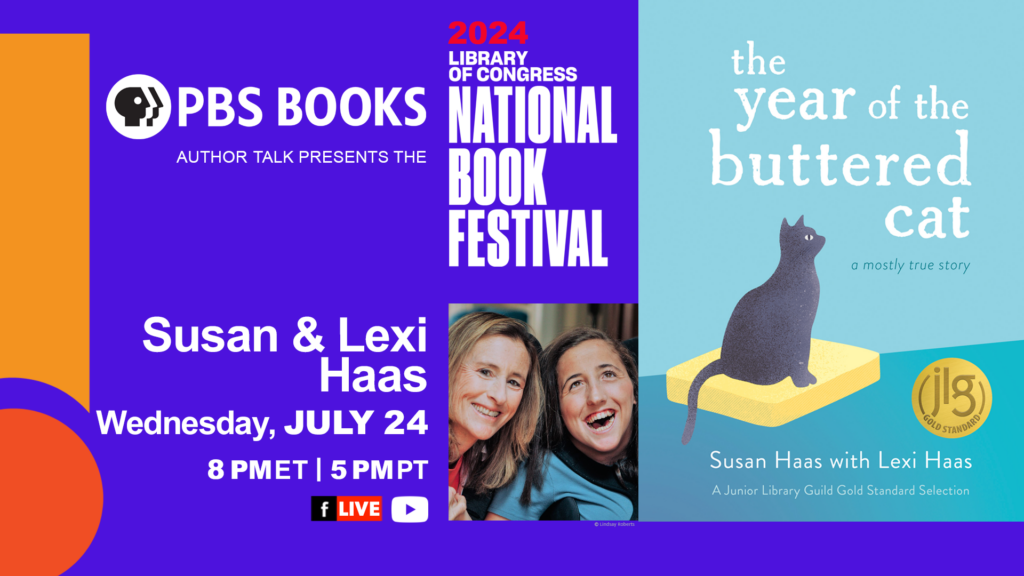 “the year of the buttered cat” by Susan & Lexi Haas – Library of Congress National Book Festival 2024